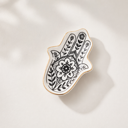 Sacred Hamsa Trinket Tray